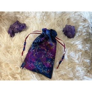 ✨💎💜Handmade Tarot Card / Crystal Holder Bag
